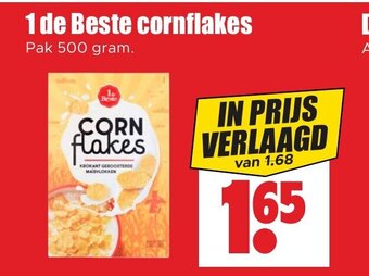 Dirk 1 de Beste cornflakes Pak 500 gram. aanbieding