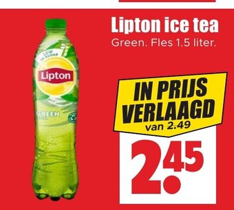 Dirk Lipton ice tea Green. Fles 1.5 liter. aanbieding