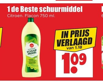 Dirk 1 de Beste schuurmiddel Citroen. Flacon 750 ml. aanbieding