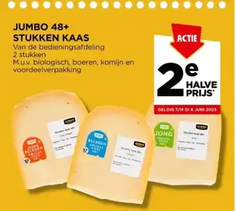 Jumbo 48+ STUKKEN KAAS aanbieding