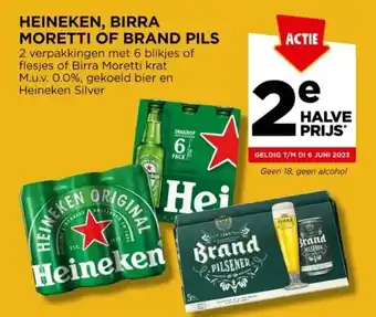 Jumbo HEINEKEN, BIRRA MORETTI OF BRAND PILS aanbieding