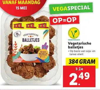 Lidl Vegetarische balletjes 384 GRAM aanbieding