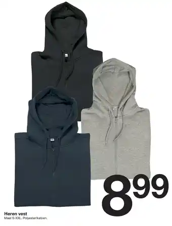 Zeeman Heren vest aanbieding