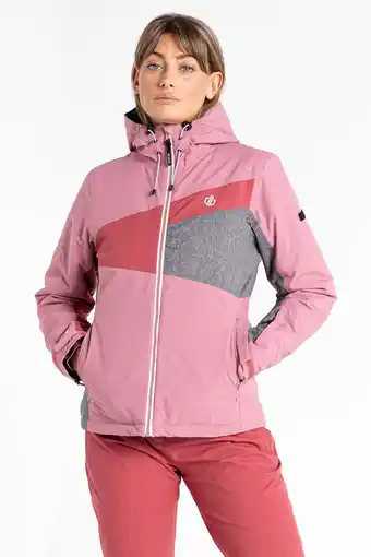 Wehkamp Dare2b ski-jack ice gleam iii roze aanbieding