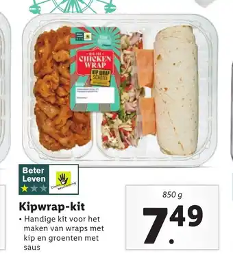 Lidl Kipwrap-kit 850 g aanbieding