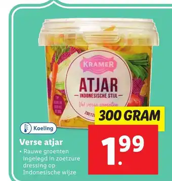 Lidl Verse atjar 300 gram aanbieding