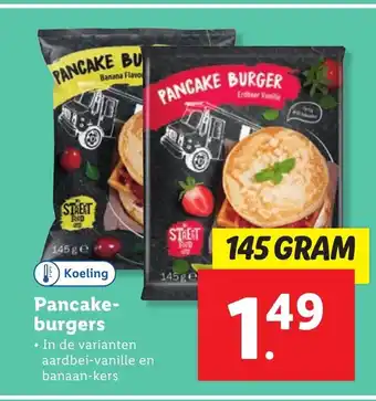 Lidl Pancake- burgers 145 gram aanbieding