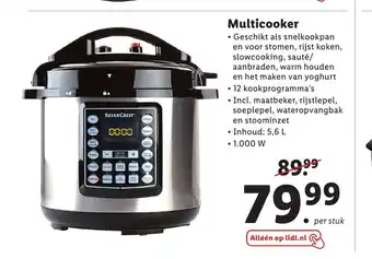 Lidl SILVERCREST Multicooker aanbieding