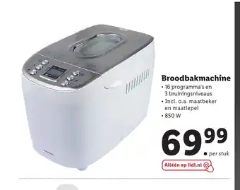 Lidl Broodbakmachine aanbieding