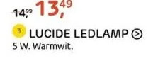 Praxis Lucide ledlamp > aanbieding
