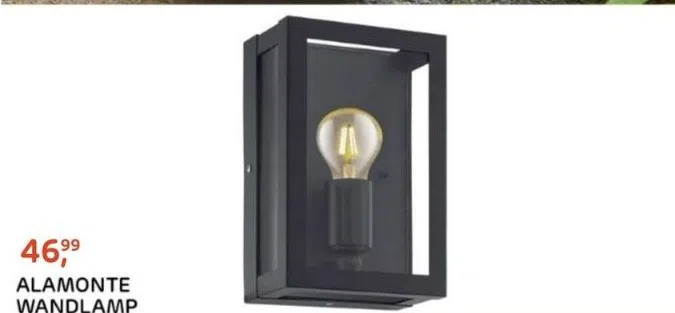 Praxis Alamonte wandlamp aanbieding