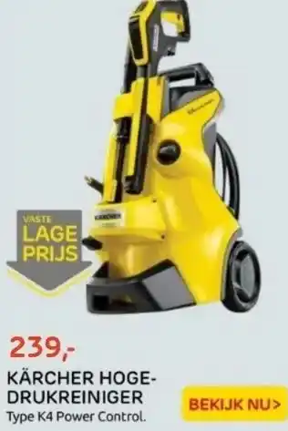 Praxis Kärcher hogedrukreiniger aanbieding