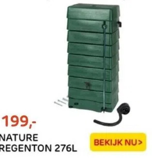Praxis Nature regenton 276l aanbieding
