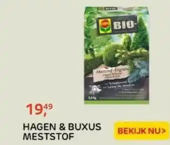 Praxis Hagen & buxus meststof aanbieding