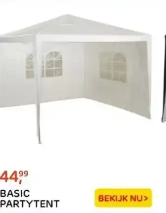 Praxis Basic partytent aanbieding