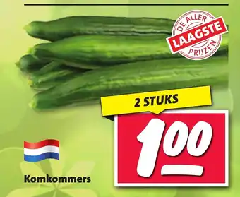 Nettorama Komkommers aanbieding