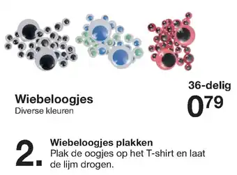 Zeeman Wiebeloogjes 36-delig aanbieding