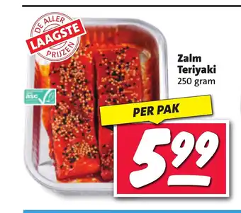 Nettorama Zalm Teriyaki 250 gram aanbieding