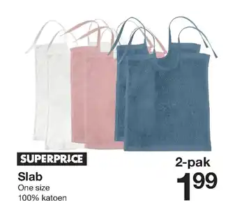 Zeeman Slab 2-pak aanbieding