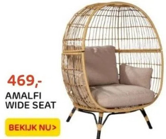 Praxis Amalfi wide seat aanbieding