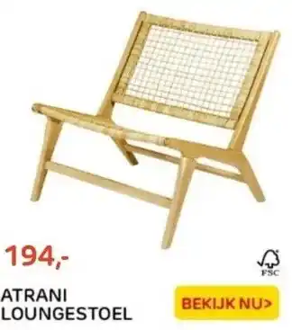 Praxis Atrani loungestoel aanbieding