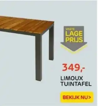 Praxis Limoux tuintafel aanbieding