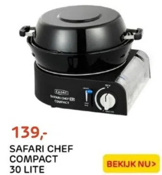 Praxis Safari chef compact 30 lite aanbieding