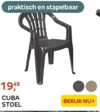 Praxis Cuba stoel aanbieding