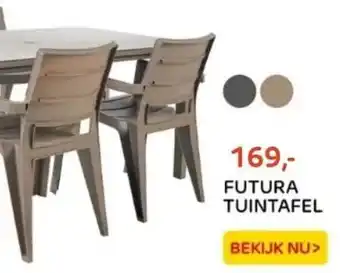 Praxis Futura tuintafel aanbieding