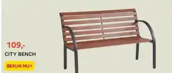 Praxis City bench aanbieding