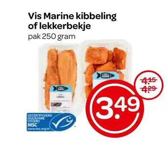 Spar Vis marine kibbeling of lekkerbekje aanbieding