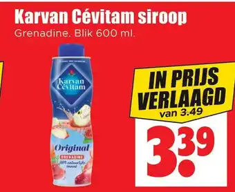 Dirk Karvan cévitam siroop aanbieding