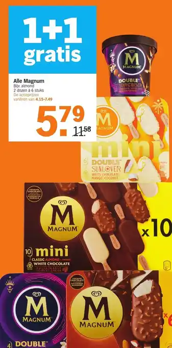 Albert Heijn Alle Magnum aanbieding