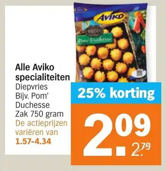 Albert Heijn Alle Aviko specialiteiten aanbieding