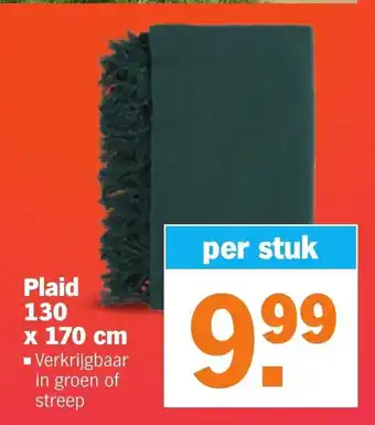 Albert Heijn Plaid 130 x 170 cm aanbieding