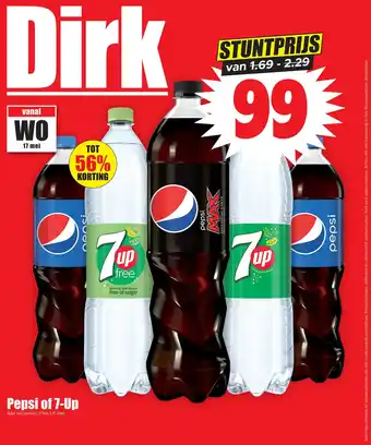 Dirk Pepsi of 7-up aanbieding