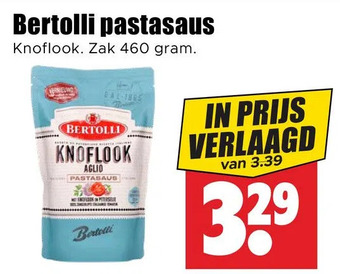 Dirk Bertolli pastasaus aanbieding