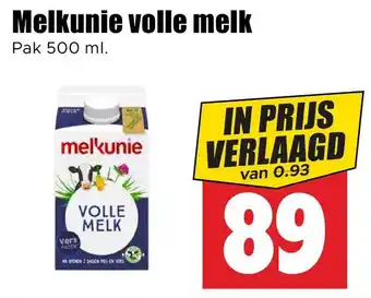 Dirk Melkunie volle melk aanbieding