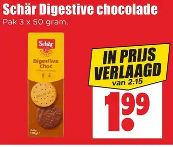 Dirk Schär digestive chocolade aanbieding