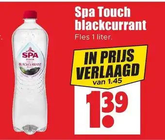 Dirk Spa touch blackcurrant aanbieding