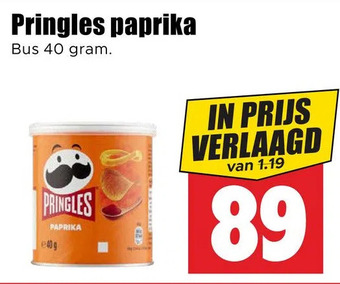 Dirk Pringles paprika aanbieding