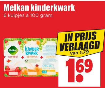Dirk Melkan kinderkwark aanbieding