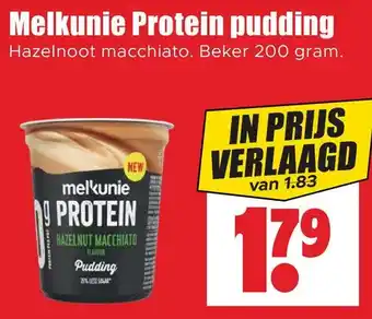 Dirk Melkunie protein pudding aanbieding