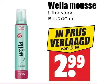 Dirk Wella mousse aanbieding