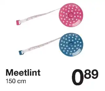 Zeeman Meetlint 150cm aanbieding
