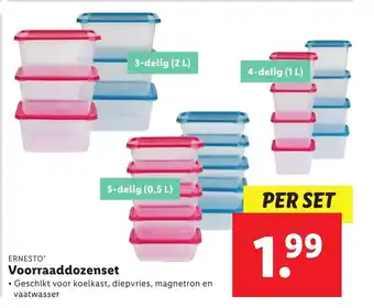 Lidl Voorraaddozenset aanbieding