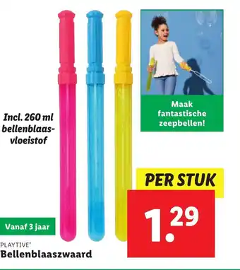 Lidl Bellenblaaszwaard aanbieding