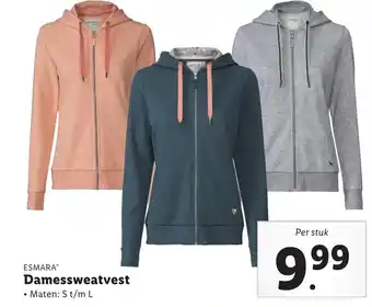 Lidl Damessweatvest aanbieding