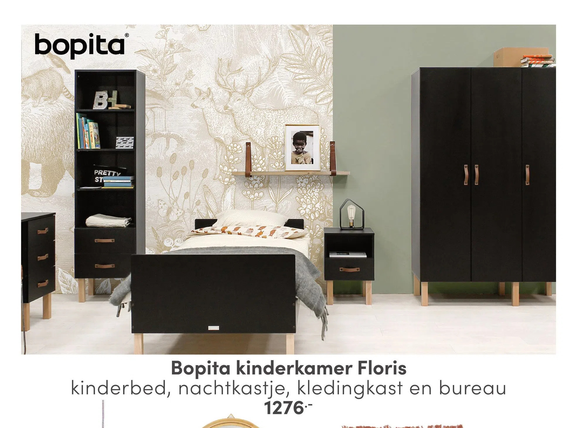Baby & Tiener Bopita kinderkamer floris aanbieding