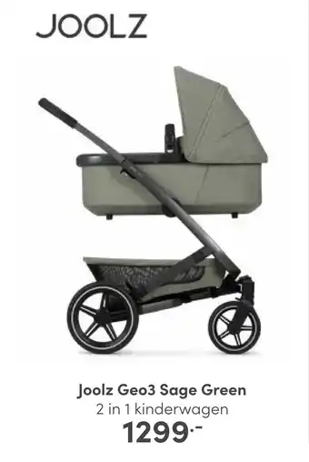 Baby & Tiener Joolz geo3 sage green 2 in 1 kinderwagen aanbieding